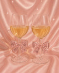 Pink Bow Glassware Collection