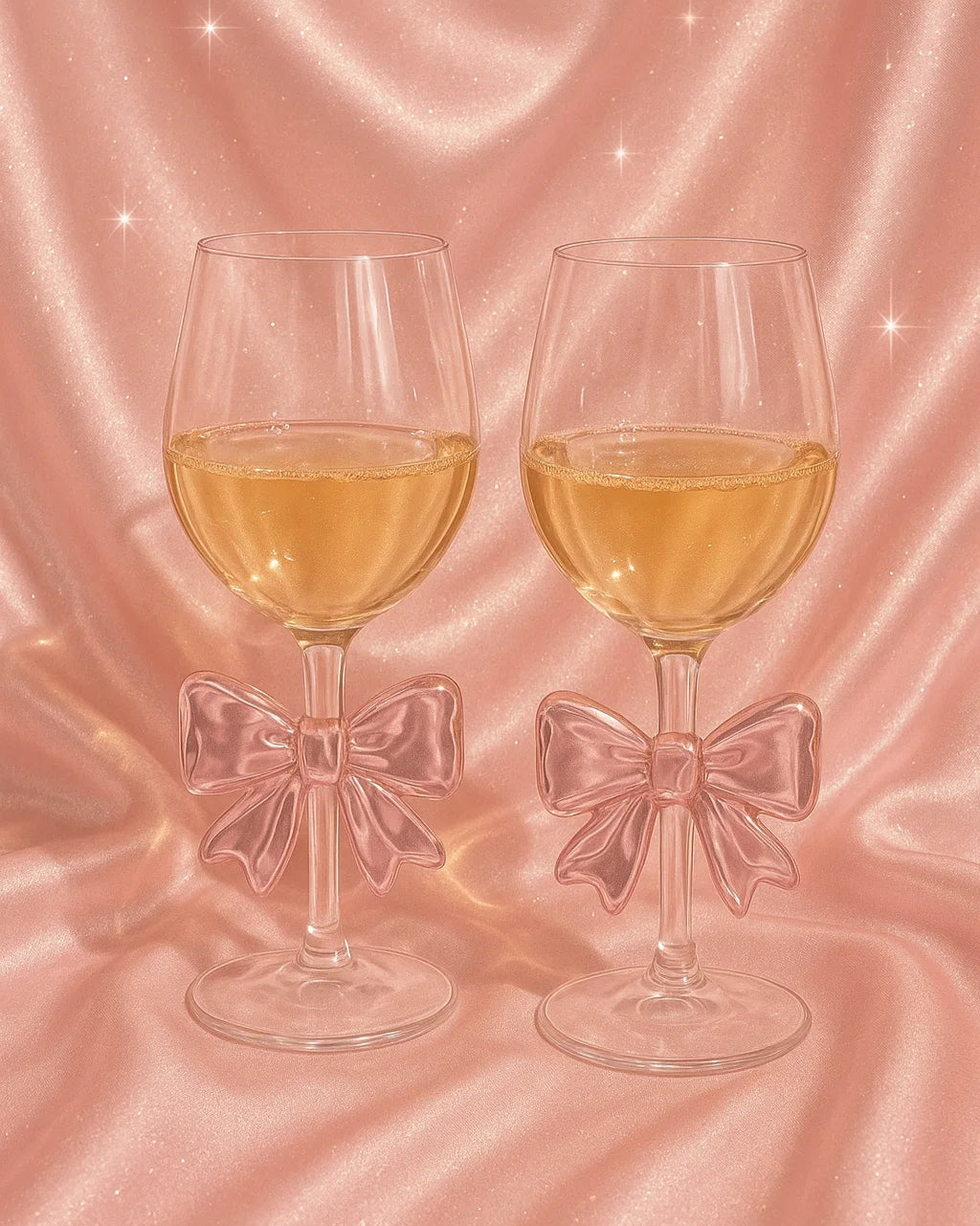 Pink Bow Glassware Collection