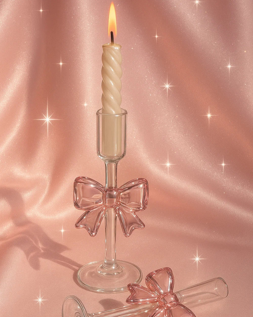 Pink Bow Glassware Collection